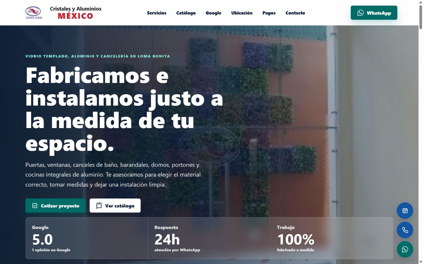 Cristales y Aluminios México